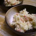 さるちゃんばなな's cooksnap of when they made 薩摩芋とこんがりベーコンのごまマヨサラダ.