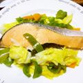 B子chan's cooksnap of when they made 鮭の蒸し焼き*好きなお味＆余り野菜で♪.
