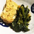 レイレイコ's cooksnap of when they made 折り菜の煮物～卵巾着添え.