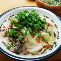 ハチワレねこ's cooksnap of when they made キャベツ＆カニカマ味噌クリームにゅうめん.