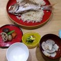 まぁちゃんこーちゃん's cooksnap of when they made お祝い事に！炊飯器で簡単鯛飯と出汁茶漬け.