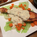 ♡YKitchen♡'s cooksnap of when they made ヨーグルトタルタル添え♪鮭のムニエル☆.