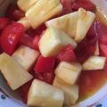 toujours＊'s cooksnap of when they made 簡単3分☆トマトとパイナップルのマリネ.