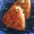 チョミ蔵's cooksnap of when they made おでんリメイク〜焼きおにぎりお茶漬け.