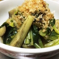 taku☆momo☆'s cooksnap of when they made 簡単！ナスと小松菜の煮びたし.
