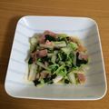 ゆうこじょう's cooksnap of when they made 白菜と小松菜のベーコン炒め.