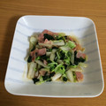 ゆうこじょう's cooksnap of when they made 白菜と小松菜のベーコン炒め.