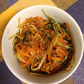 makimakise's cooksnap of when they made ☆炒めるだけ☆水菜の梅かつお炒め.