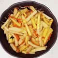 KENERISA's cooksnap of when they made 簡単☆さといもdeきんぴら☆.