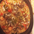 るーぶる子's cooksnap of when they made 本格パエリア　ホットプレートで簡単.