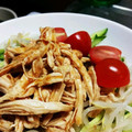 Okahiko's cooksnap of when they made 粒マスタードがさわやか棒棒鶏風冷やし中華.