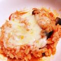 ebi☆chan's cooksnap of when they made ＊余ったご飯で簡単トマトリゾット＊.
