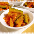 なゆほ's cooksnap of when they made ◆１０分レシピ　人参と南瓜のごま和え◆.