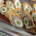 のぶよっしー's cooksnap of when they made 豚バラとアスパラの海苔しそ巻きフライ.