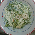 puubuu2216's cooksnap of when they made 大根とみず菜とちくわのワサビマヨ.
