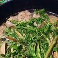 HoneyB1206's cooksnap of when they made 旬。セリ、ハマグリ、鰯のつみれ昆布煮.