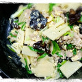 プティブーケ's cooksnap of when they made ストウブで筍と豚肉の炒り卵.