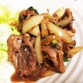ことえ・∀・'s cooksnap of when they made 甘辛こってり豚のおかず.