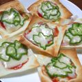 スージー＆ジル's cooksnap of when they made ワンタンの皮deなんちゃってピザ.