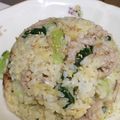 ChimakiK's cooksnap of when they made 青梗菜と豚肉のチャーハン.