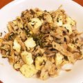 まちゃみ1225's cooksnap of when they made 高菜漬けと豆腐の炒め物.