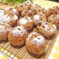 kumi0901's cooksnap of when they made 全粒粉入り*ドライフルーツnoくるみパン.