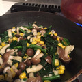 クックパンダ☆'s cooksnap of when they made ほうれん草としめじのコーンバター醤油炒め.