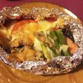 wasa's cooksnap of when they made 鮭のバジル包み焼き.