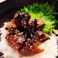 なつき☆ミ's cooksnap of when they made 絶品！づけまぐろどん★.