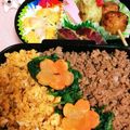 みづママふわりん's cooksnap of when they made 3色そぼろ弁当.