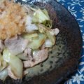 かえこんぼ's cooksnap of when they made 豚とキャベツのおろしポン酢バター♪.
