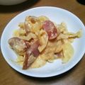 みほたそ's cooksnap of when they made 冷凍うどんで簡単カルボナーラ.