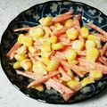 みずたま1616's cooksnap of when they made にんじんコーンでコールスロー。お弁当にも.