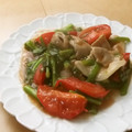 きらり流れ星's cooksnap of when they made トマトとニラと牛肉の炒めもの(つゆだく).