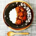 Charuru39's cooksnap of when they made もつ煮込みの材料でモツ✩カレー.