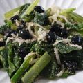 スタイリッシュママ's cooksnap of when they made ＋えごま油☆ほうれん草と黒豆の胡麻和え.