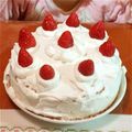 春愛孝ママ's cooksnap of when they made 子供と一緒に簡単イチゴのショートケーキ.