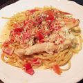 バンビママ's cooksnap of when they made ズワイガニのトマトクリームスパゲッティ.