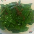 ひらヒロりん's cooksnap of when they made 超簡単絹さやのおかか和え.