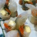 もももぬ's cooksnap of when they made 濃厚～☆サーモン&クリチの生春巻き♪.