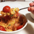 ガルバンソ2027's cooksnap of when they made 冷凍エビピラフ！絶品！とろ〜りピザ風に.