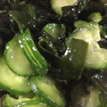 リエルル's cooksnap of when they made きゅうりとわかめの酢の物.