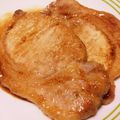 クックU9ZSR8☆'s cooksnap of when they made 簡単不思議！豚ロースの醤油漬け焼き.