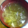 あげぼーる's cooksnap of when they made 簡単節約☆ネギととろろ昆布のすまし汁.