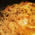 ぽかふぇ's cooksnap of when they made 水菜たっぷり長ネギで作る親子丼.