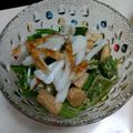 基本ニク's cooksnap of when they made アボカドとヤングコーンの水菜サラダ.