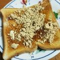 pamunao's cooksnap of when they made おやつにも朝食にも！蜂蜜きな粉トースト♪.