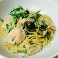 Beauvior's cooksnap of when they made 鶏としめじの塩レモン風味パスタ.