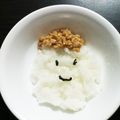 ☆こまっと☆'s cooksnap of when they made デコ離乳食☆ベビーフェイスな納豆おかゆ.