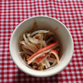 matyapy's cooksnap of when they made 簡単！もやしとカニカマの中華風小鉢.